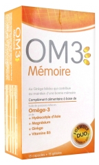 OM3 Mémoire 15 Capsules + 15 Gélules OM3 Mémoire 15 Capsules + 15 Gélules