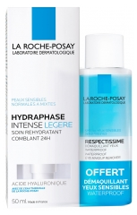 La Roche-Posay Hydraphase Intense Légère 50 ml + Respectissime Démaquillant Yeux Waterproof 50 ml Offert La Roche-Posay Hydraphase Intense Légère 50 ml + Respectissime Démaquillant Yeux Waterproof 50 ml Offert