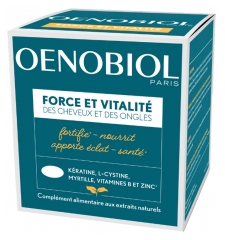 Oenobiol Force et Vitalité des Cheveux et des Ongles 60 Capsules Oenobiol Force et Vitalité des Cheveux et des Ongles 60 Capsules