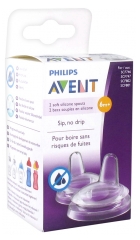 Avent 2 Becs Souples Silicone 6 Mois et + Avent 2 Becs Souples Silicone 6 Mois et +