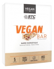 STC Nutrition Vegan Bar 5 Barres Energétiques x 35 g STC Nutrition Vegan Bar 5 Barres Energétiques x 35 g