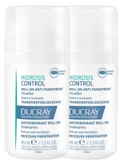Ducray Hidrosis Control Roll-On Anti-Transpirant Aisselles Lot de 2 x 40 ml Ducray Hidrosis Control Roll-On Anti-Transpirant Aisselles Lot de 2 x 40 ml