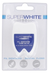 Superwhite Fil Dentaire Ciré 50 m Superwhite Fil Dentaire Ciré 50 m