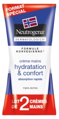 Neutrogena Crème Mains Hydratation et Confort Lot de 2 x 75 ml Neutrogena Crème Mains Hydratation et Confort Lot de 2 x 75 ml