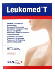 BSN medical Leukomed T 5 Films Adhésifs Transparents Grand Format 11 x 14 cm BSN medical Leukomed T 5 Films Adhésifs Transparents Grand Format 11 x 14 cm