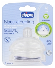 Chicco Natural Feeling 2 Teats Variable Flow 4 Months and +