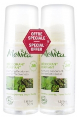 Melvita Desodorante Purificante Bio Lote de 2 x 50 ml Melvita Desodorante Purificante Bio Lote de 2 x 50 ml