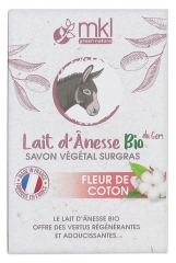 MKL Green Nature Donkey's Milk Organic du Gers Vegetal Soap Fatty Cotton Flower 100 g MKL Green Nature Donkey's Milk Organic du Gers Vegetal Soap Fatty Cotton Flower 100 g