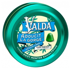 Valda Gommes Sans Sucres Goût Menthe Eucalyptus 50 g Valda Gommes Sans Sucres Goût Menthe Eucalyptus 50 g