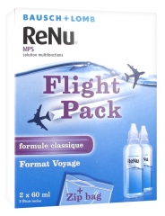 Bausch + Lomb ReNu MPS Solution Multifonctions Spécial Avion Lot de 2 x 60 ml Bausch + Lomb ReNu MPS Solution Multifonctions Spécial Avion Lot de 2 x 60 ml