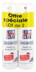 Insect Ecran Zones Infestées Répulsif Peau Adultes & Enfants Lot de 2 x 100 ml Insect Ecran Zones Infestées Répulsif Peau Adultes & Enfants Lot de 2 x 100 ml