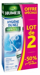 Humer Hygiène du Nez Adulte Lot de 2 x 150 ml Offre Spéciale Humer Hygiène du Nez Adulte Lot de 2 x 150 ml Offre Spéciale