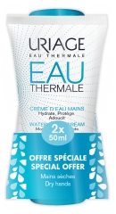 Uriage Crème d'Eau Mains Lot de 2 x 50 ml Uriage Crème d'Eau Mains Lot de 2 x 50 ml