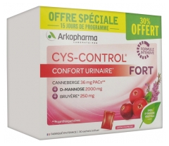 Arkopharma Cys-Control Fort 30 Sachets dont 30% Offert Arkopharma Cys-Control Fort 30 Sachets dont 30% Offert