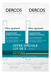 Vichy Dercos Ultra Apaisant Shampoing pour Cheveux Secs Lot de 2 x 200 ml Vichy Dercos Ultra Apaisant Shampoing pour Cheveux Secs Lot de 2 x 200 ml