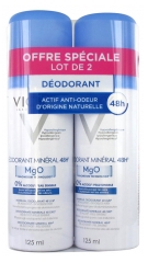 Vichy Desodorante Mineral 48H Lote de 2 x 125 ml Vichy Desodorante Mineral 48H Lote de 2 x 125 ml