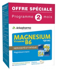 Arkopharma Magnésium Vitamine B6 150 mg 120 Gélules Offre Spéciale Arkopharma Magnésium Vitamine B6 150 mg 120 Gélules Offre Spéciale