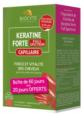 Biocyte Keratine Forte Full Spectrum 3 x 40 Gélules Biocyte Keratine Forte Full Spectrum 3 x 40 Gélules