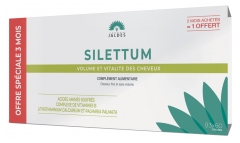 Jaldes Silettum Volume et Vitalité des Cheveux Lot de 3 x 60 Gélules Jaldes Silettum Volume et Vitalité des Cheveux Lot de 3 x 60 Gélules