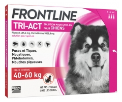 Frontline TRI-ACT Dogs 40-60kg 3 Pipettes Frontline TRI-ACT Dogs 40-60kg 3 Pipettes