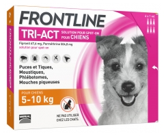 Frontline TRI-ACT Dogs 5-10 kg 6 Pipettes Frontline TRI-ACT Dogs 5-10 kg 6 Pipettes