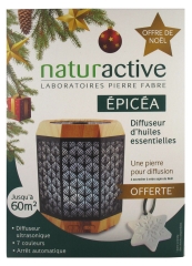 Naturactive Épicéa Diffuseur d'Huiles Essentielles + 1 Pierre pour Diffusion Offerte Naturactive Épicéa Diffuseur d'Huiles Essentielles + 1 Pierre pour Diffusion Offerte