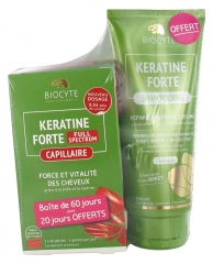 Biocyte Keratine Forte Full Spectrum 3 x 40 Gélules + Keratine Forte Shampoing 200 ml Offert Biocyte Keratine Forte Full Spectrum 3 x 40 Gélules + Keratine Forte Shampoing 200 ml Offert