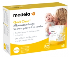 Medela Quick Clean 5 Sachets pour Micro-Ondes Medela Quick Clean 5 Sachets pour Micro-Ondes