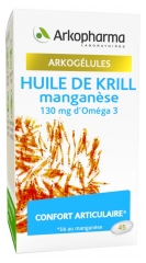 Arkopharma Arkogélules Huile de Krill Manganèse 45 Capsules Arkopharma Arkogélules Huile de Krill Manganèse 45 Capsules