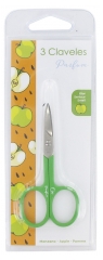 3 Claveles Tijeras de Uñas Curva Aroma a Manzana 3 Claveles Tijeras de Uñas Curva Aroma a Manzana