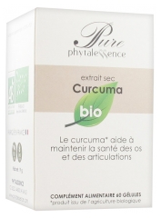 Phytalessence Pure Curcuma Bio 60 Gélules Phytalessence Pure Curcuma Bio 60 Gélules