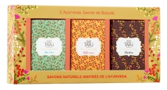 Taaj Set mit 3 Ayurvedischen Seifen Taaj Set mit 3 Ayurvedischen Seifen