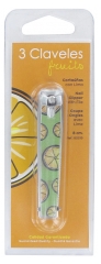 3 Claveles Coupe-Ongles avec Lime Fantaisie 8 cm 3 Claveles Coupe-Ongles avec Lime Fantaisie 8 cm