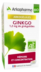 Arkopharma Arkogélules Ginkgo Bio 150 Gélules Arkopharma Arkogélules Ginkgo Bio 150 Gélules