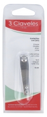 3 Claveles Nail Clipper With File 6cm 3 Claveles Nail Clipper With File 6cm
