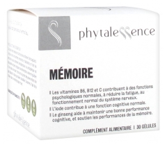 Phytalessence Mémoire 30 Gélules Phytalessence Mémoire 30 Gélules