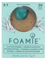 Foamie Schwamm + Aloe Vera Integrierte Duschcreme 72 g Foamie Schwamm + Aloe Vera Integrierte Duschcreme 72 g