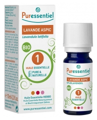 Puressentiel Essential Oil Lavender Aspic Bio 10ml