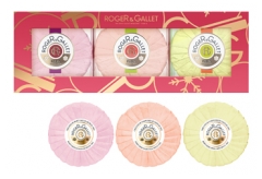 Roger & Gallet Set 2020 Trio of Scented Soaps with Flowers and Red Ginger Roger & Gallet Set 2020 Trio of Scented Soaps with Flowers and Red Ginger