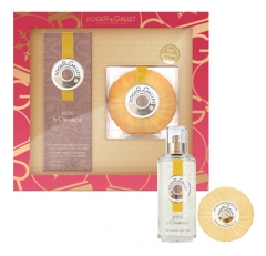 Roger & Gallet Coffret 2020 Bois d'Orange Eau Parfumée Bienfaisante 100 ml + Savon Parfumé 100 g Offert Roger & Gallet Coffret 2020 Bois d'Orange Eau Parfumée Bienfaisante 100 ml + Savon Parfumé 100 g Offert