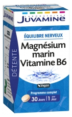 Juvamine Magnésium Marin Vitamine B6 30 Comprimés Juvamine Magnésium Marin Vitamine B6 30 Comprimés