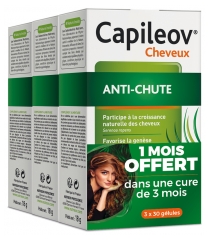 Nutreov Capileov Cabello Anticaída Lote de 3 x 30 Cápsulas Nutreov Capileov Cabello Anticaída Lote de 3 x 30 Cápsulas