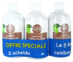 Gifrer Liniment Oléo-calcaire Stabilisé Lot 3 x 500 ml Offre Spéciale Gifrer Liniment Oléo-calcaire Stabilisé Lot 3 x 500 ml Offre Spéciale