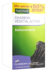 Naturland Vegetable Charcoal 75 Vegecaps + 38 Free Vegecaps Naturland Vegetable Charcoal 75 Vegecaps + 38 Free Vegecaps