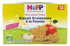 HiPP Mon Goûter Plaisir Biscuit Croissance à la Pomme dès 12 Mois Bio 150 g HiPP Mon Goûter Plaisir Biscuit Croissance à la Pomme dès 12 Mois Bio 150 g
