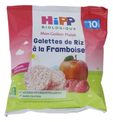 HiPP Mon Goûter Plaisir Galettes de Riz à la Framboise dès 10 Mois Bio 30 g HiPP Mon Goûter Plaisir Galettes de Riz à la Framboise dès 10 Mois Bio 30 g