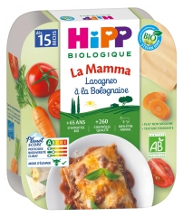 HiPP La Mamma Lasagnes à la Bolognaise dès 15 Mois Bio 250 g HiPP La Mamma Lasagnes à la Bolognaise dès 15 Mois Bio 250 g
