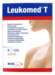 BSN medical Leukomed T 5 Films Adhésifs Transparents Moyen Format 8 x 10 cm BSN medical Leukomed T 5 Films Adhésifs Transparents Moyen Format 8 x 10 cm