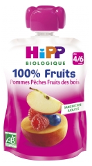 HiPP 100% Früchte Flasche Apfel Pfirsiche Waldfrüchte ab 4/6 Monate Bio 90 g HiPP 100% Früchte Flasche Apfel Pfirsiche Waldfrüchte ab 4/6 Monate Bio 90 g