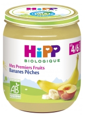 HiPP Mes Premiers Früchte Bananen Pfirsiche ab 4/6 Monate Bio 125 g HiPP Mes Premiers Früchte Bananen Pfirsiche ab 4/6 Monate Bio 125 g